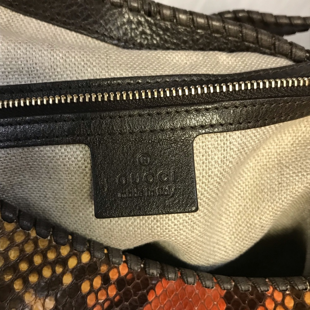 Authentic Gucci Snake Leather Purse - Picture 12 of 16